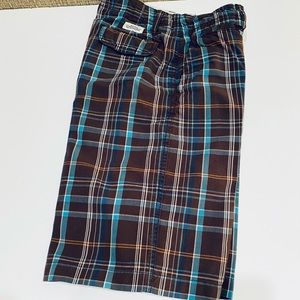 Brown Plaid Children’s Place Bermuda Shorts 10R